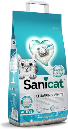 Sanicat Clumping White Active 10 L