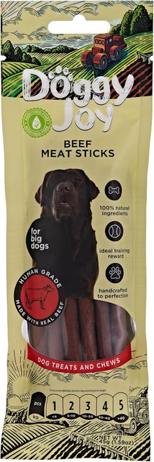 Doggy Joy Beef Meat Sticks Dog Treats 45g