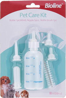 Bioline Nursing & Feeding Bottle Kit for Cats & Dogs 60ml