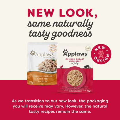 Applaws Chicken with Beef in Jelly Adult Wet Cat Food 70g Pouch