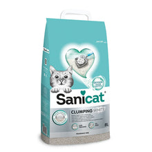 Sanicat Clumping White Unscented Cat Litter - 8L
