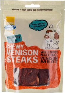 Good Boy Chewy Venison Steaks 80 g