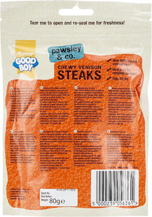 Good Boy Chewy Venison Steaks 80 g