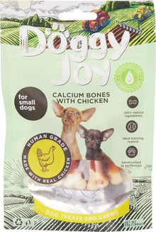 Doggy Joy Calcium Bones with Chicken Dog Treats 55g