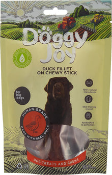 Doggy Joy Duck Fillet on Chewy Stick Dog Treats 90g