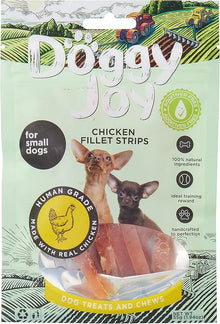 Doggy Joy Chicken Fillet Strips Dog Treats 55g