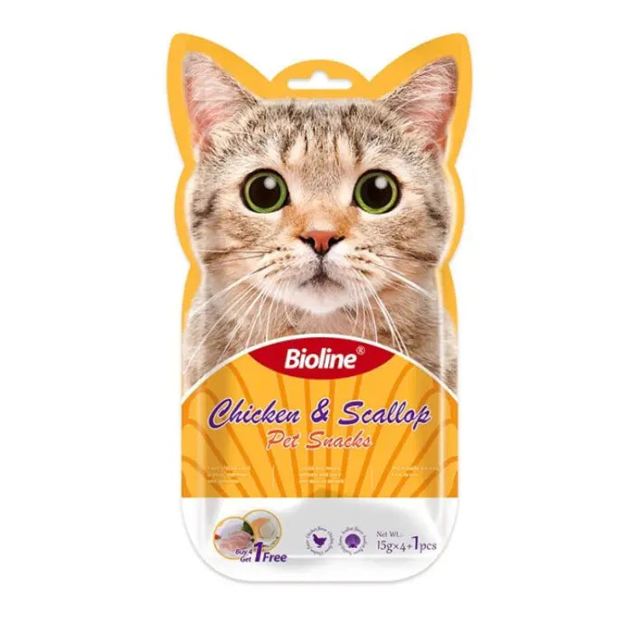 Bioline Cat Treats 5x15g