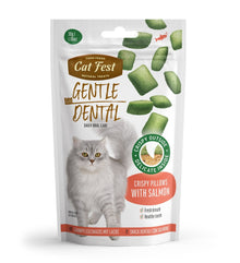 Cat Fest Dental Treats For Cats Crispy Pillows (Salmon) 30g