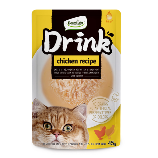 Dentalight Cat Drink Chicken 45g