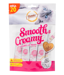 Gnawlers Smooth & Creamy Lickable Cat Treats 20pcsx15g (Bonito)