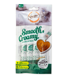 Gnawlers Smooth & Creamy Lickable Cat Treats 4pcsx15g