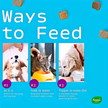 Happi Skippi Just Freeze-Dried Treat Chicken for Cats and Dogs 10g