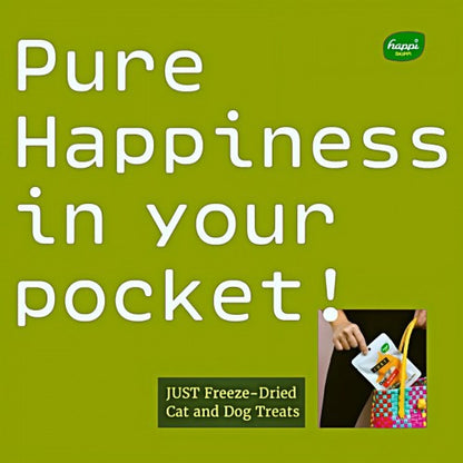Happi Skippi Just Freeze-Dried Treat Duck&Carrot for Cats and Dogs 10g
