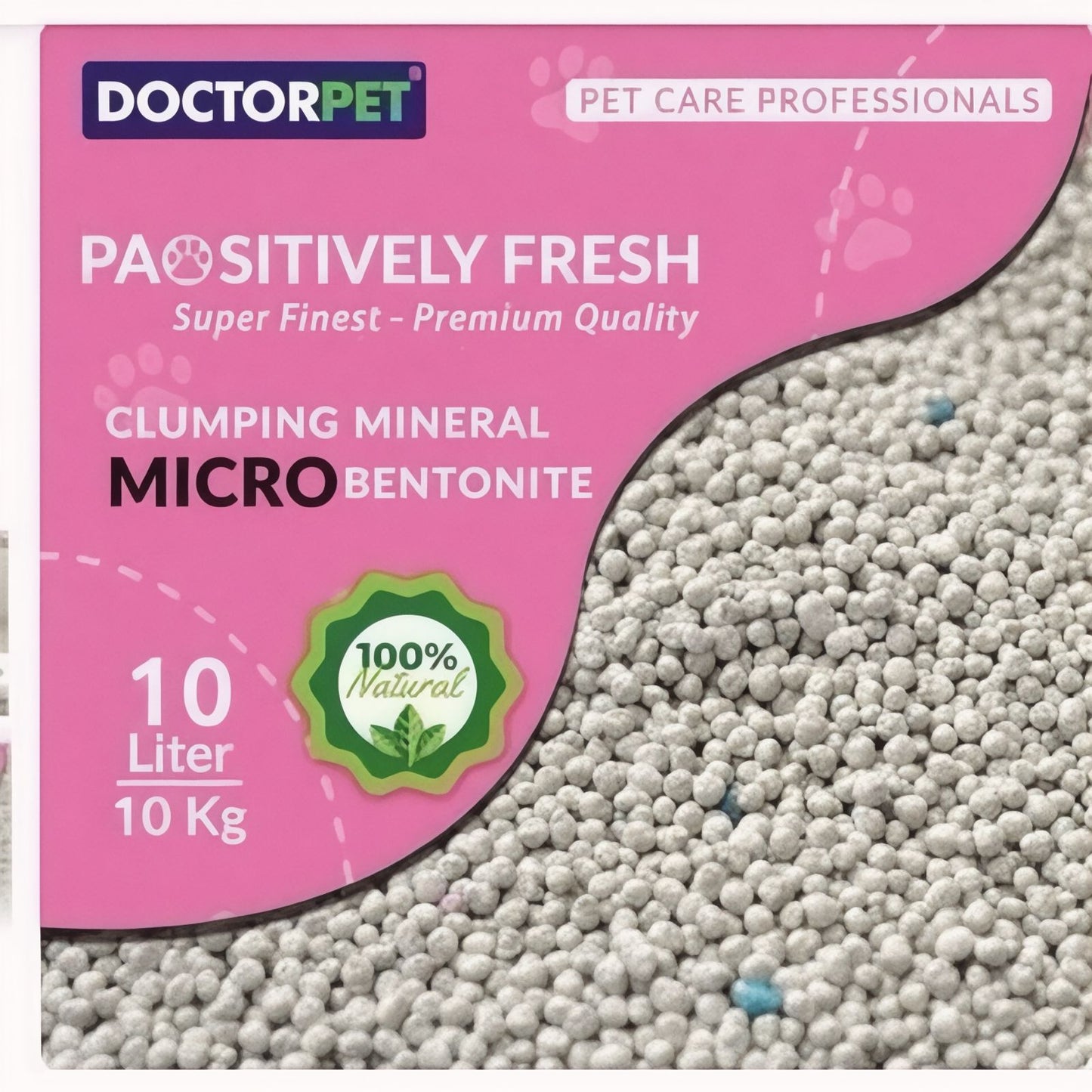 Doctor Pet Super Clumping Micro Bentonite Baby Powder Cat Litter