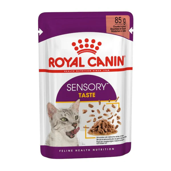 Royal Canin Feline Health Nutrition Sensory Taste Chunks In Gravy Cat Wet Food