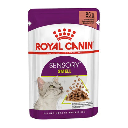 Royal Canin Feline Health Nutrition Sensory Smell Chunks In Gravy Cat Wet Food 85G