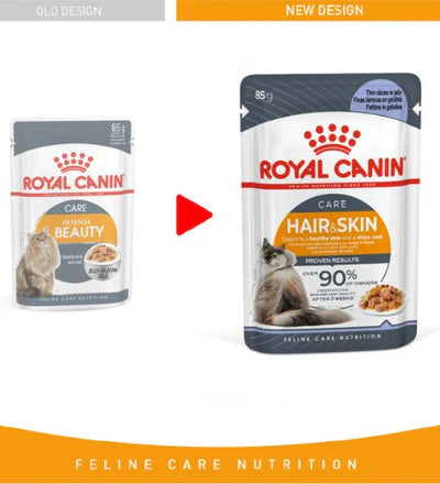 Royal Canin Hair & Skin In Jelly Adult Wet Cat Food