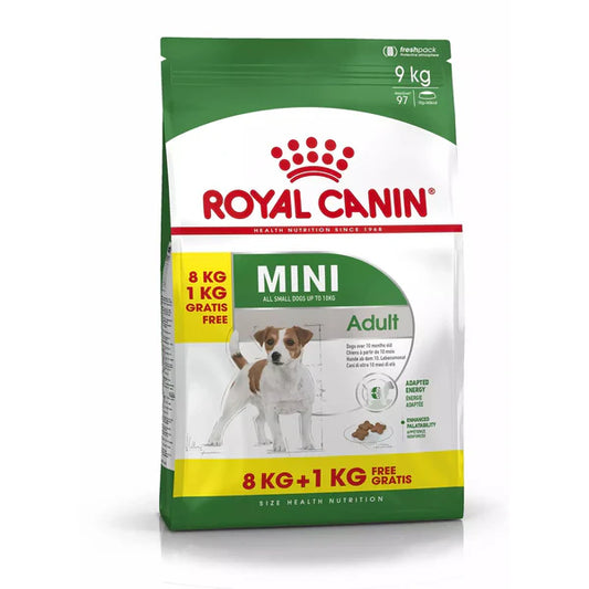 Royal Canin Size Health Nutrition Mini Adult 8+1kg Promo Bag