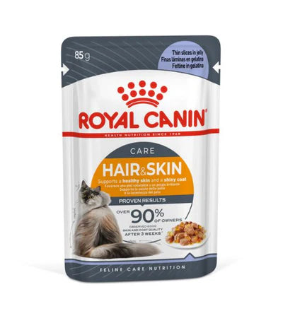 Royal Canin Hair & Skin In Jelly Adult Wet Cat Food