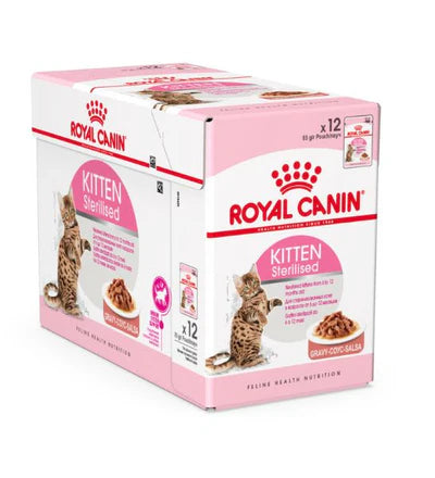 Royal Canin Kitten Sterilised in Gravy Wet Food